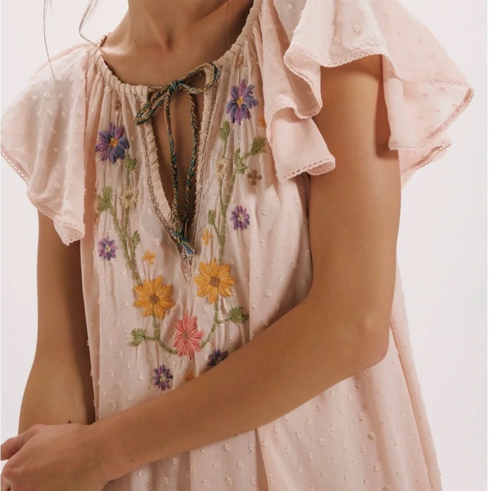Free People Savannah Rose Midi Dress - Picture 3 of 8